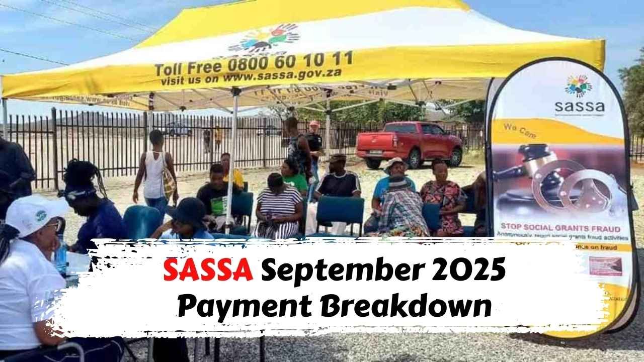SASSA September 2025 Payment Breakdown: Who Qualifies for R2,315, R560, or R1,250?
