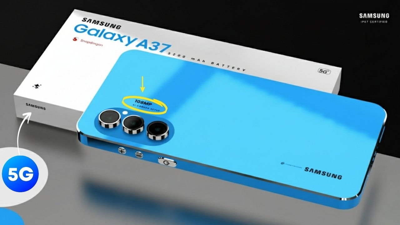 Samsung Galaxy A37 5G – Dimensity 7300, 108MP Camera, 5200mAh Battery, IP67 Certified