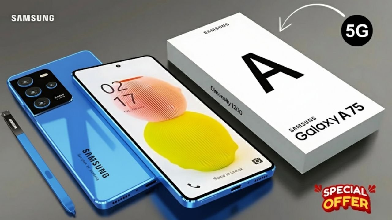 Samsung Galaxy A75 5G Launch: Dimensity 1200, 50MP Camera and 5700mAh Battery
