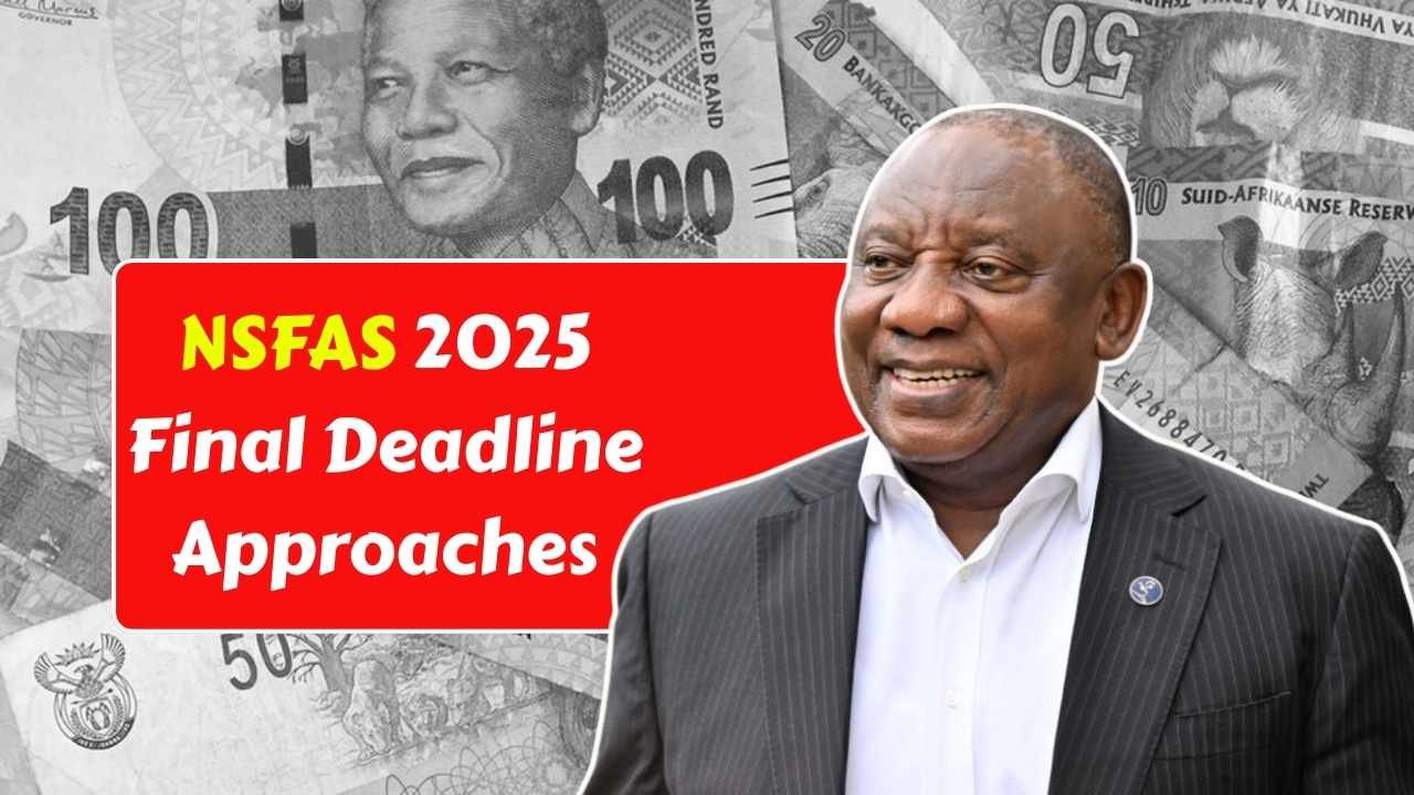 NSFAS 2025 Final Deadline Approaches – Full Funding Applications Close in October